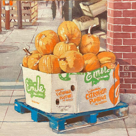 Palette of Pumpkins study